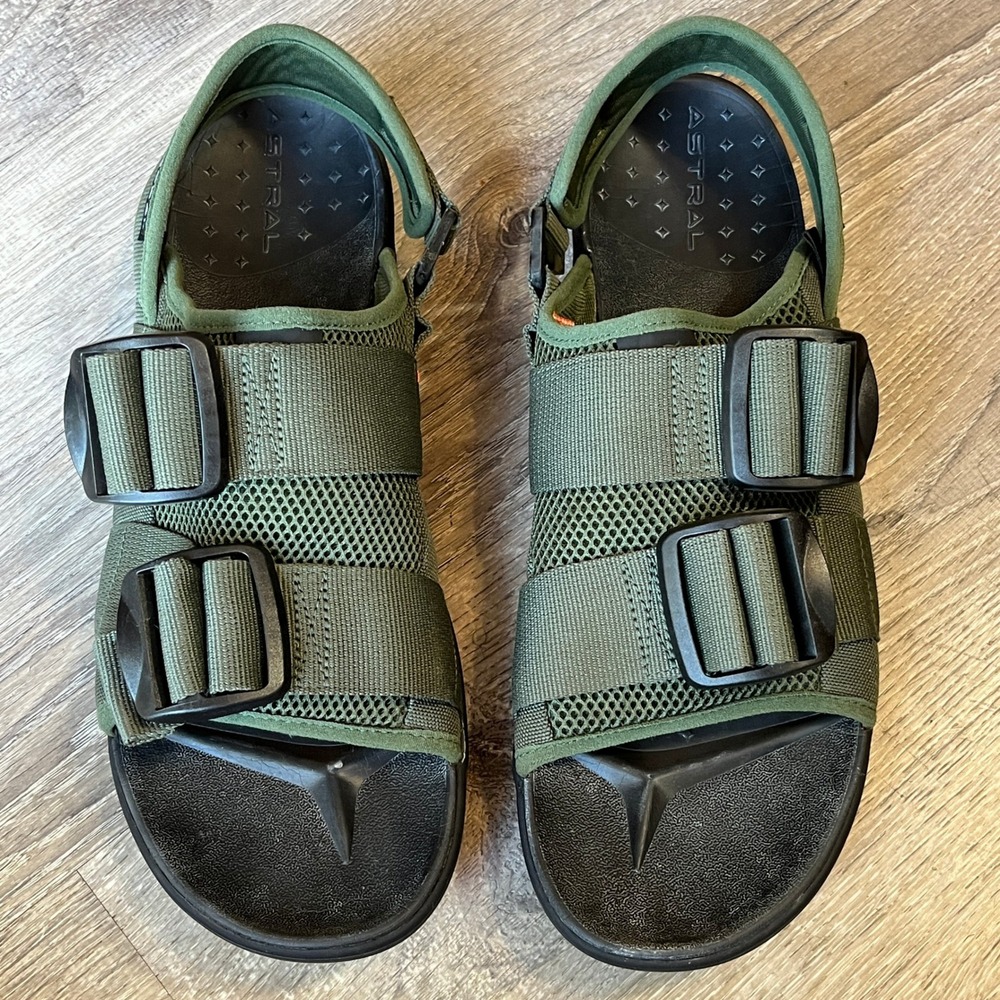 Astral PFD Sandal M's Mens 11 Olive Green Water Hiking Sandals NCS22U1